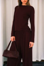 Majica dug rukav Viscose ELINE - Slika 3